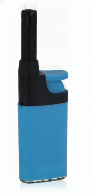 Adamo Mini Stabfeuerzeug Blau – kompaktes Gasfeuerzeug mit Piezozündung