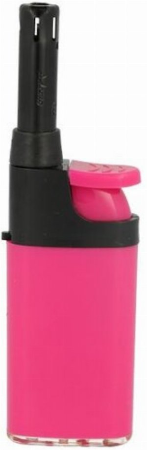 Adamo Mini-Stabfeuerzeug in Pink – kompaktes Gasfeuerzeug mit Piezo-Zündung