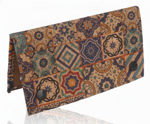 Angelo Kork-Drehertasche mit Orientalmuster – Feinschnittbeutel Nr. 5v6