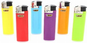 BIC Einweg-Feuerzeug mit elektronischer Zündung – Zufallsfarbe