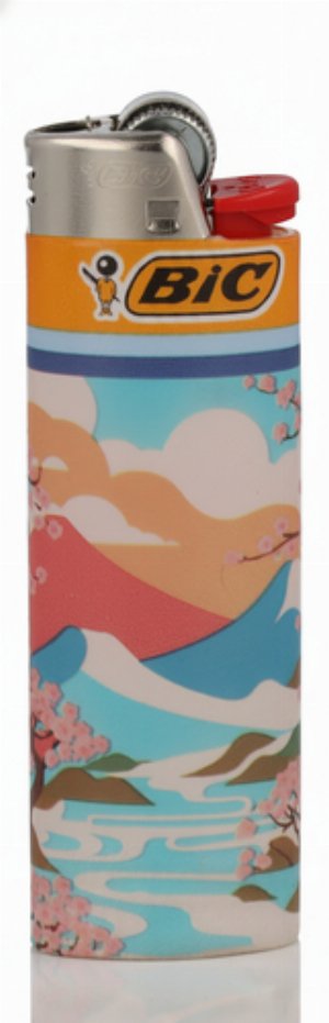 BIC Maxi Feuerzeug – Dreamy Japan Edition (Motiv 1v6 Berglandschaft)