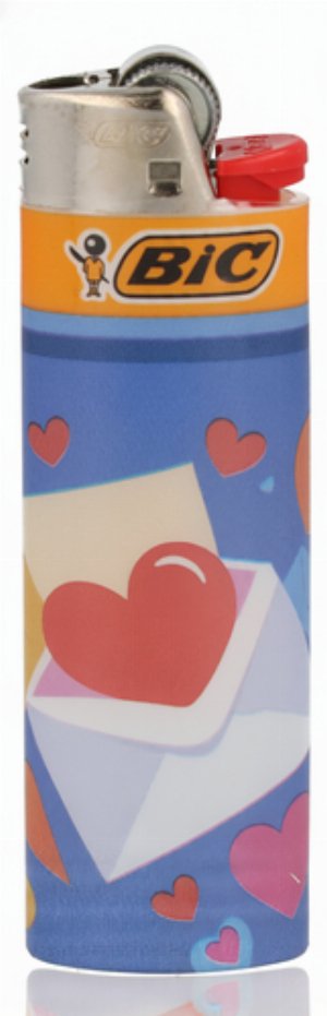 BIC Maxi Feuerzeug – Hearts of Love Edition „Liebesbriefe