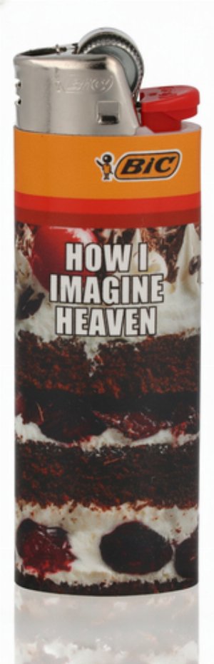 BIC Maxi Feuerzeug – Fast Food Serie „How I Imagine Heaven