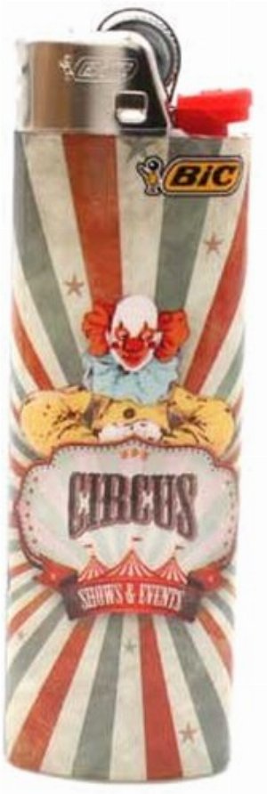 BIC Maxi Feuerzeug – Retro Circus Edition (2v8)
