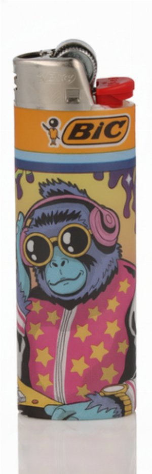 BIC Maxi Feuerzeug – Urban Animals „DJ Affe
