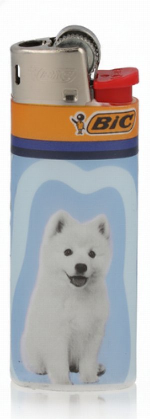 BIC Mini Feuerzeug – Baby Animals Edition „Weißer Welpe