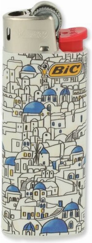 BIC Mini Feuerzeug Cities – Santorini-Edition (3/8)