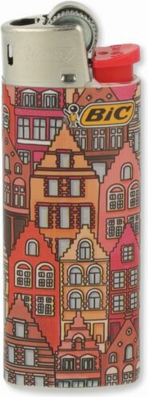 BIC Mini Feuerzeug – Cities Kollektion „Europäische Stadthäuser