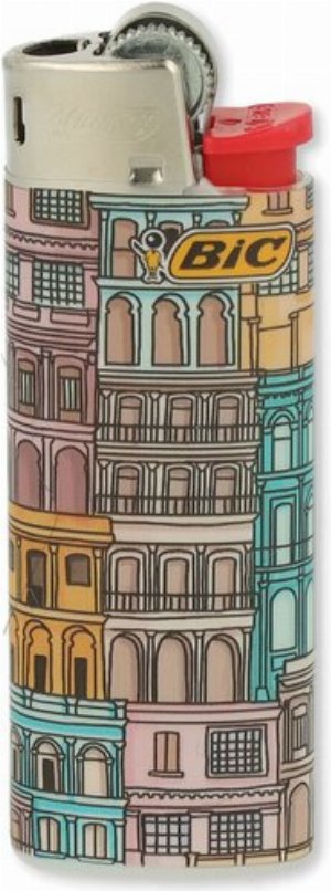 BIC Mini Feuerzeug – Cities Edition „Mediterrane Stadtfassaden