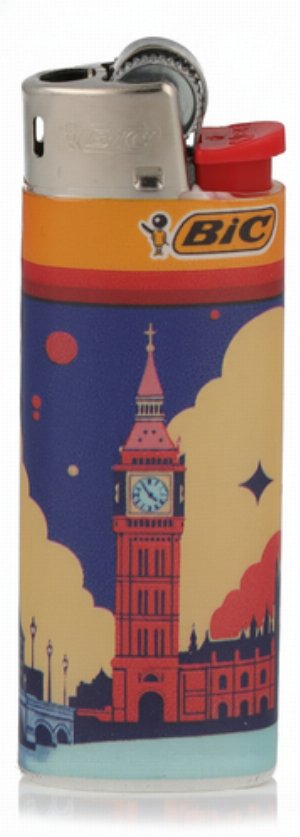 BIC Mini Feuerzeug – Cities of the Universe „London Big Ben bei Nacht