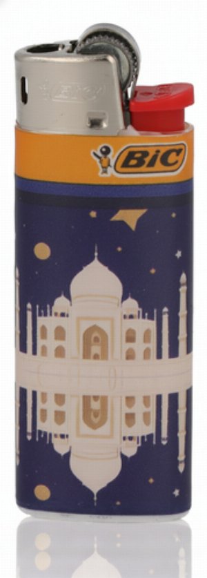BIC Mini Feuerzeug – Taj Mahal bei Nacht (Cities of the Universe, 5v6)