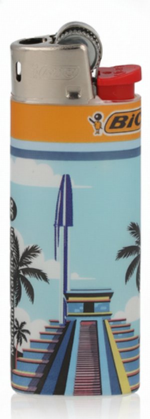 BIC Mini Feuerzeug – Monumental BIC Pen Edition „Tropische Treppenanlage