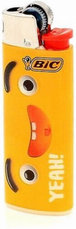 BIC Mini Feuerzeug – Yellow Mouth „YEAH!