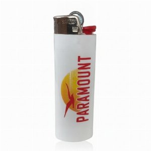 BIC Einwegfeuerzeug Paramount Edition – Weiß mit Steinzündung