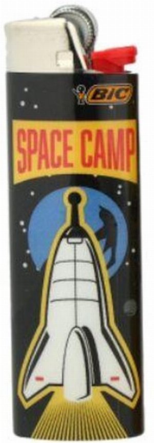 BIC Maxi Einwegfeuerzeug – Space Spirit Edition „Rakete