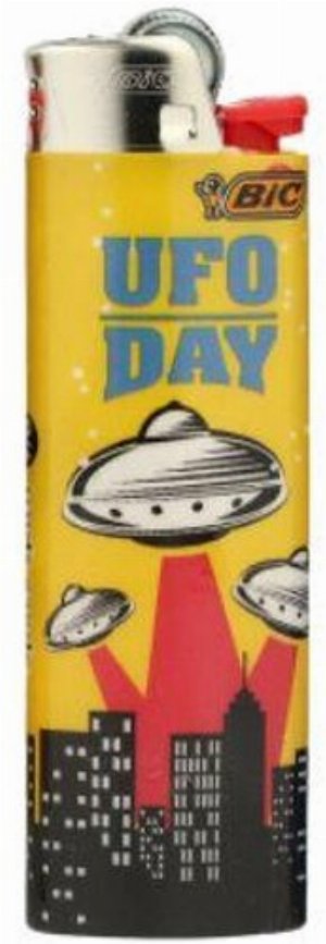 BIC Maxi Einwegfeuerzeug – Space Spirit Edition „UFO Day