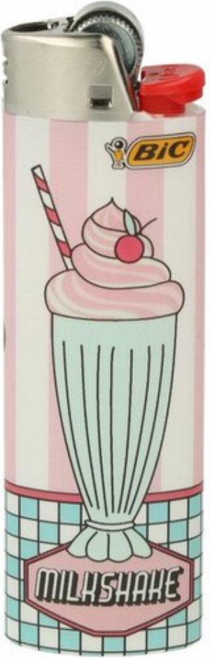 BIC Maxi Einweg-Feuerzeug – Dinner-Edition „Milkshake