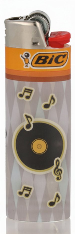 BIC Maxi Feuerzeug – Retro Joy „Vinyl