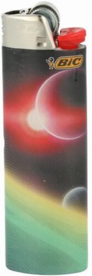 BIC Maxi Einwegfeuerzeug – Space-Edition Motiv 7v8
