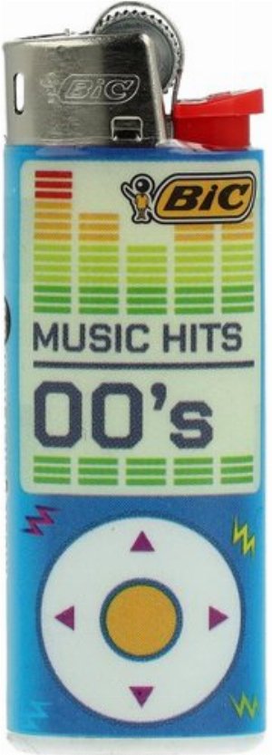 BIC Mini Einwegfeuerzeug – Music Generation Serie (8v8, MP3-Player-Motiv)