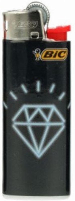 BIC Mini Einwegfeuerzeug – Neon Sings Edition „Diamant