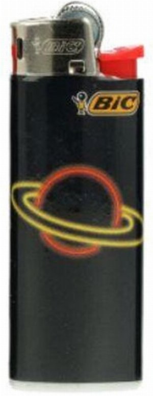 BIC Mini Einwegfeuerzeug – Neon Sings Edition „Planet Saturn