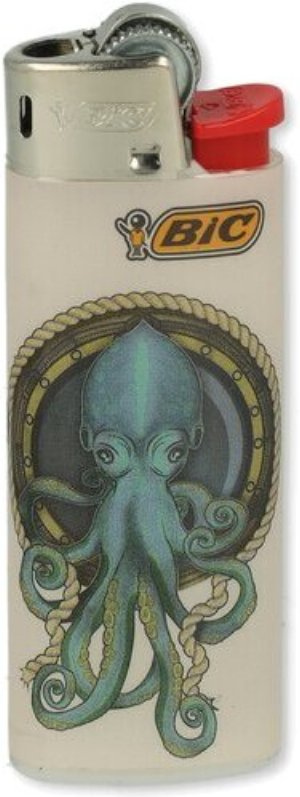 BIC Mini Feuerzeug – Sailor Kollektion „Oktopus im Bullauge