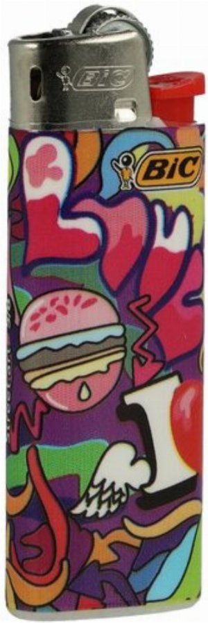 BIC Mini Einwegfeuerzeug – Street Art Edition (5v8)