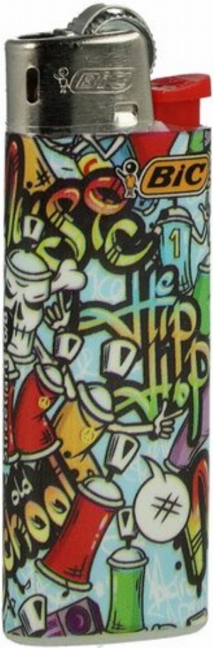 BIC Mini Einwegfeuerzeug – Street Art Edition, Motiv 6v8