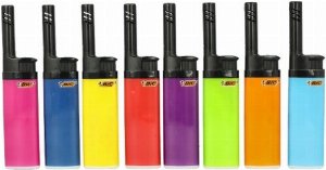 BIC Mini Stabfeuerzeug – Elektronisch, Einweg, Zufallsfarbe