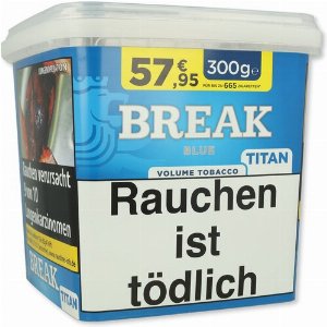 Break Blau Titan Eimer 300 g