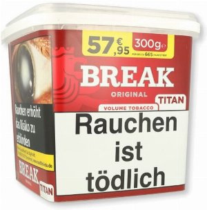 Break Original Red Titan Eimer 300 g