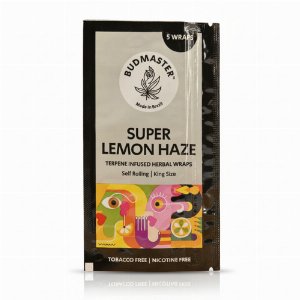 Budmaster Terpene Herbal Wraps – Super Lemon Haze King Size