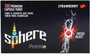 Sphere Strawberry Click Zigarettenhülsen mit Aromakapsel