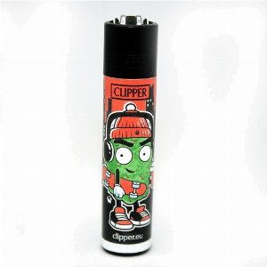 Clipper 420 Buddies Feuerzeug – Skater-Edition Orange