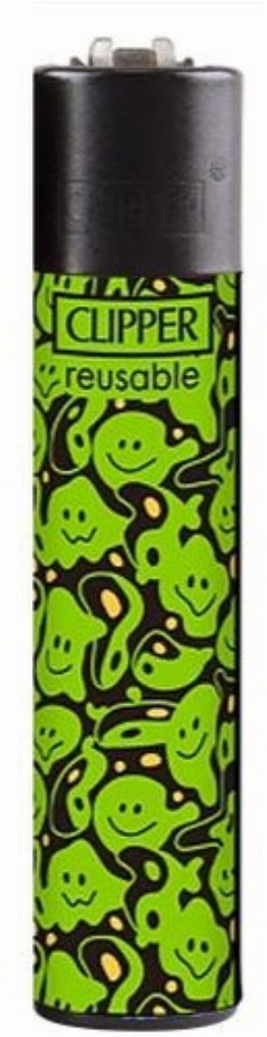 Clipper Gasfeuerzeug – Acid Pattern „Geist