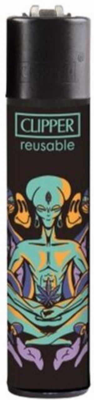 Clipper Gasfeuerzeug – Alien Guru Edition (Nr. 1 von 4)