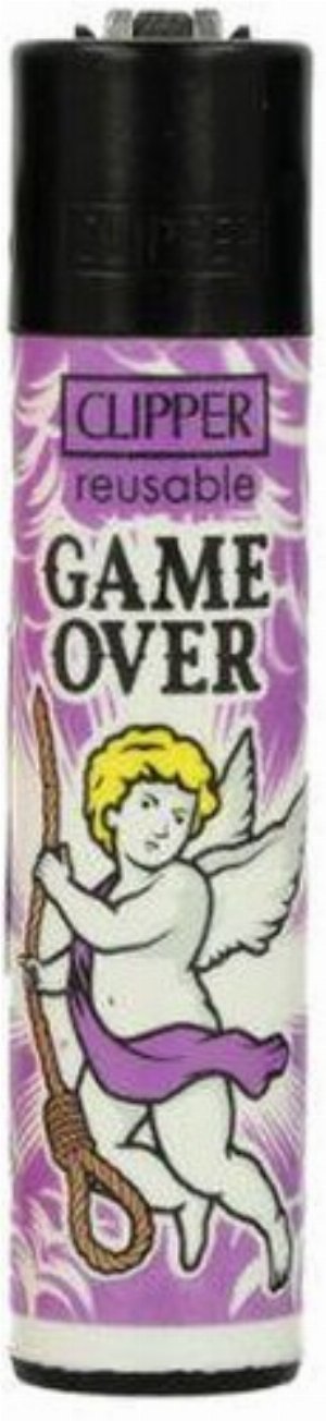 Clipper Nachfüllfeuerzeug – Badass Angels 4 „Game Over