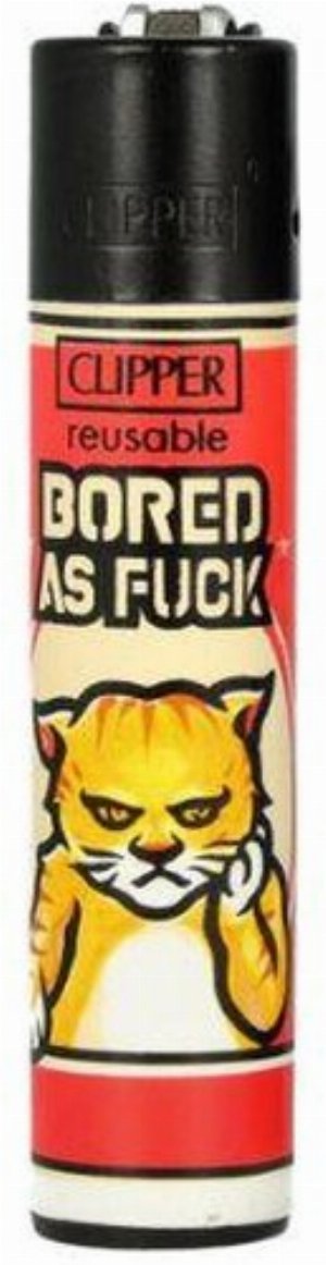 Clipper Nachfüllfeuerzeug „Bored As Fuck