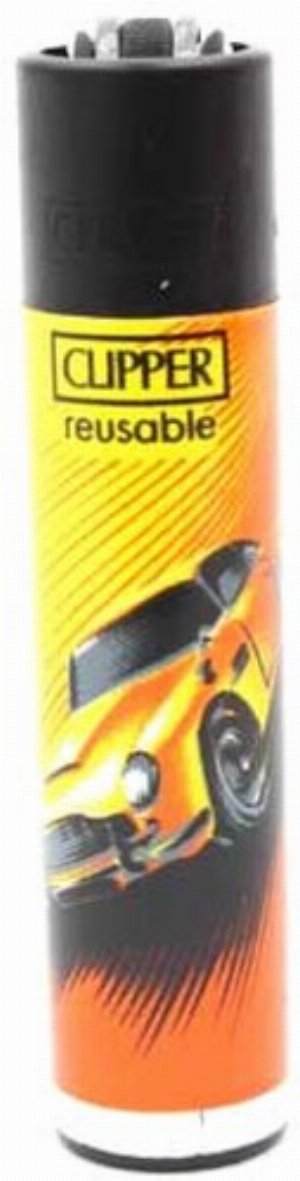 Clipper Gasfeuerzeug – Cars-Edition „Gelbes Auto