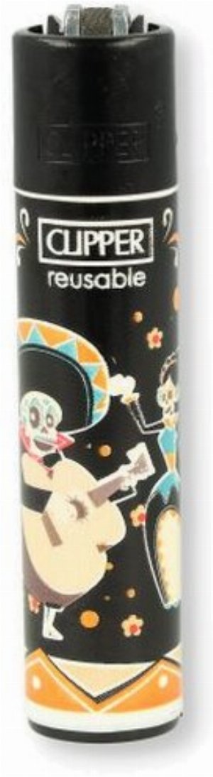 Clipper Gasfeuerzeug „Día de los Muertos