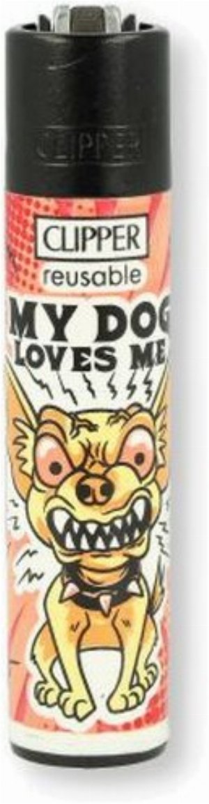 Clipper Gasfeuerzeug – Doglove „Böser Hund
