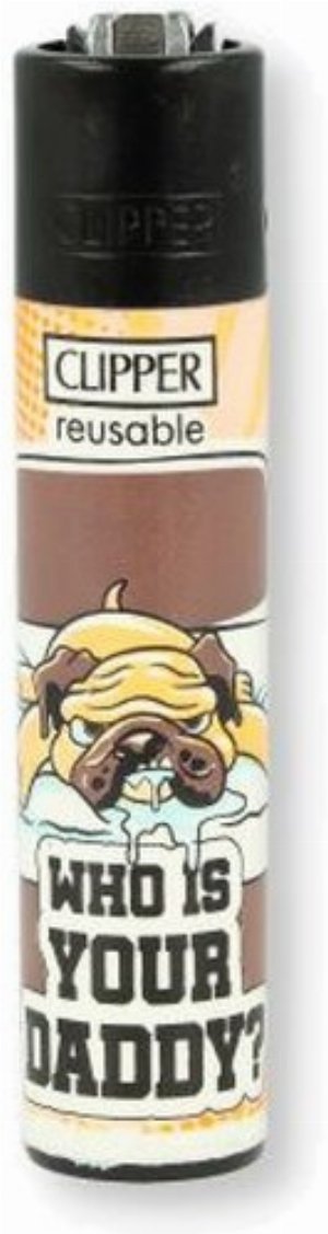 Clipper Doglove Gasfeuerzeug „Who is your Daddy?