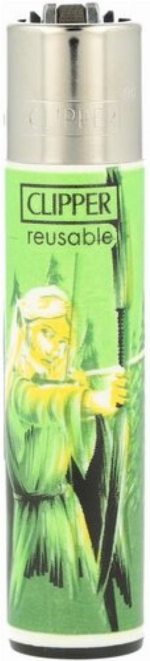 Clipper Gasfeuerzeug – Fantasy Warriors Edition „Elfe mit Bogen
