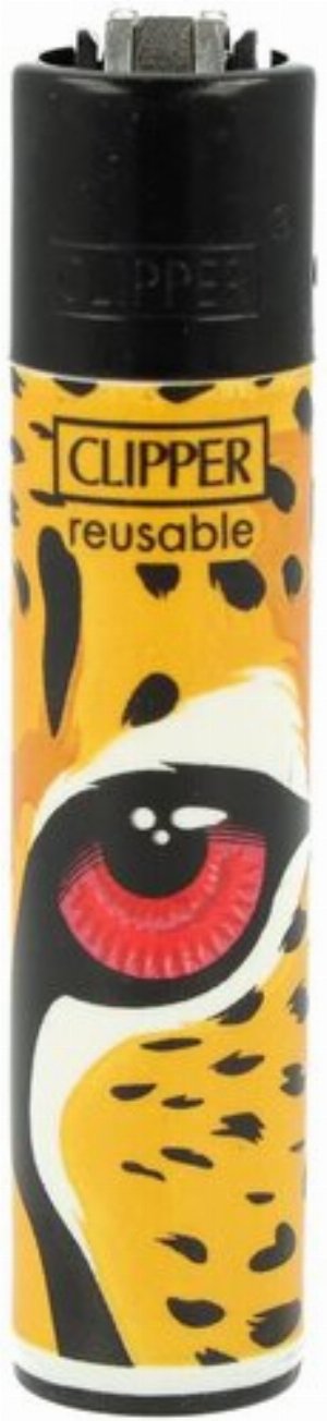 Clipper Gasfeuerzeug – Feline Eyes „Rotes Katzenauge