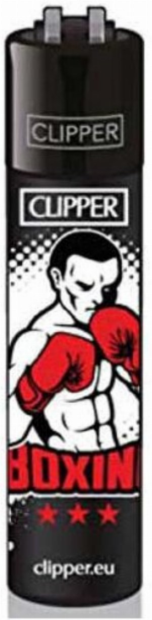 Clipper Gasfeuerzeug – Fight Club Serie, Motiv Boxer (2v4)