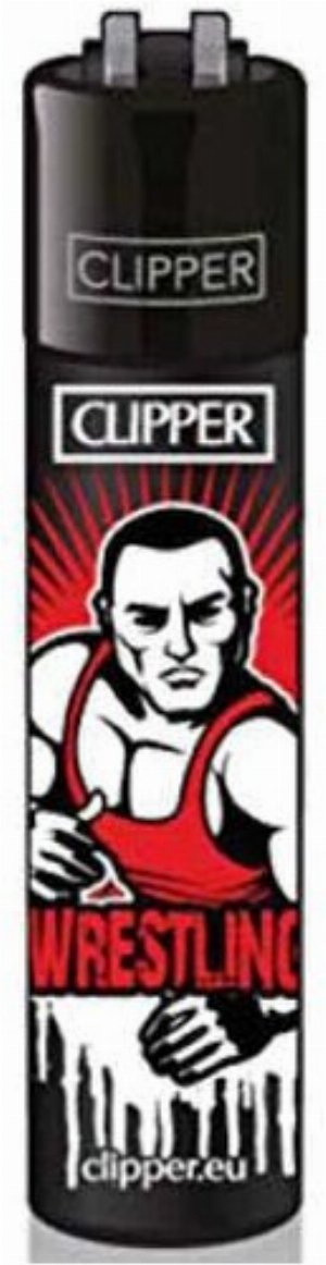 Clipper Nachfüllfeuerzeug – Fight Club Serie, Motiv Wrestler (3v4)