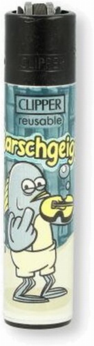 Clipper Gasfeuerzeug „Frechlachs – Barschgeige