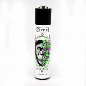 Clipper Nachfüllfeuerzeug – Geometrical Animals „Affe