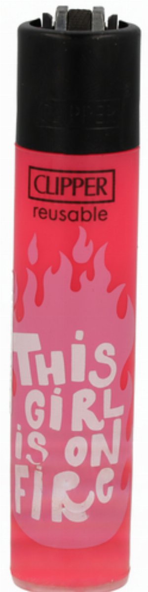 Clipper Sturmfeuerzeug „This Girl is on Fire